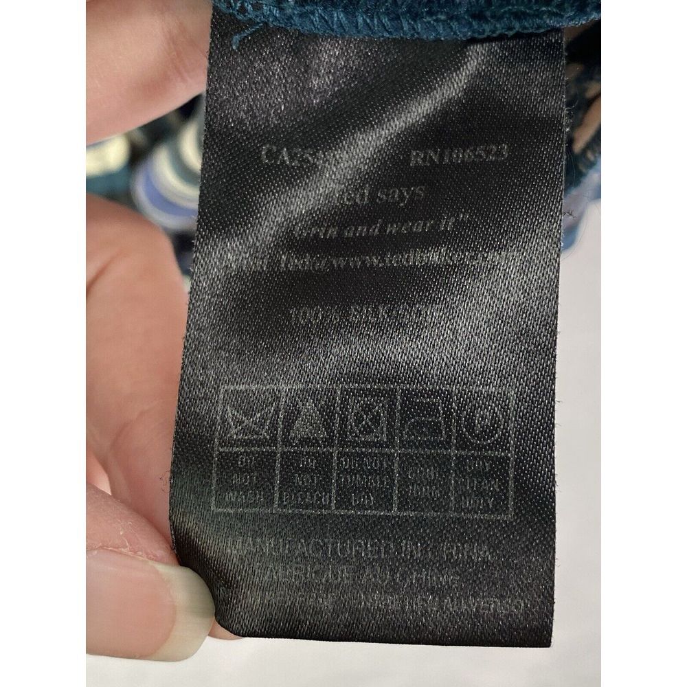 Ted Baker London Silk Pleated Geometric Cowl Neck Sleeveless Dress‎ size 1 - Picture 6 of 12